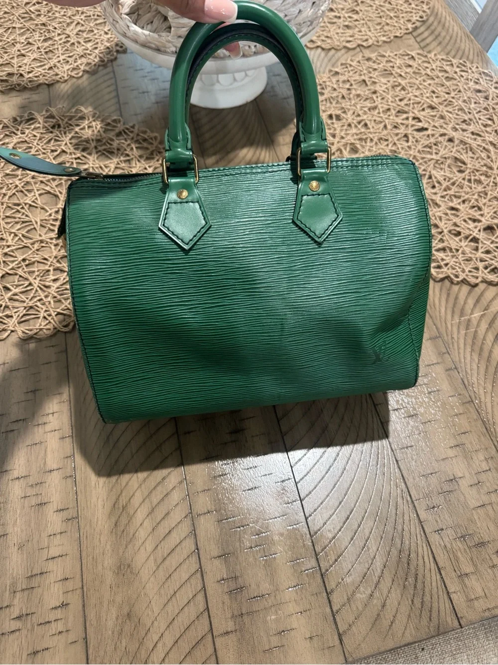 Louis Vuitton stylish green